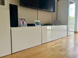 Conjunto salón - Mueble TV + vitrinas + aparador