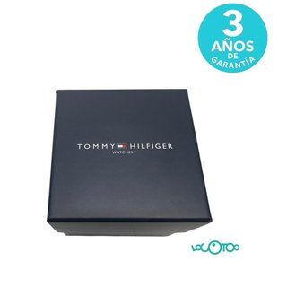 Reloj Tommy Hilfiger Negro y Plateado