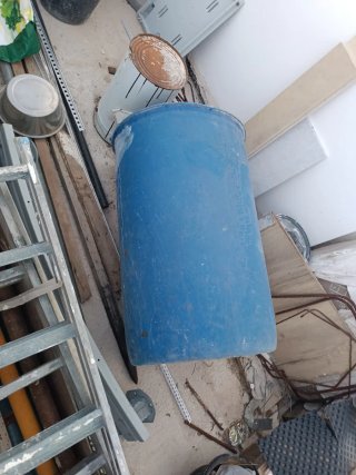 Bidón obra 220l con toma