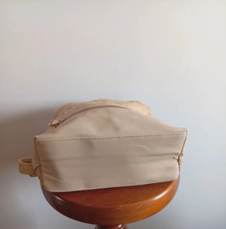 Bolso mochila beige