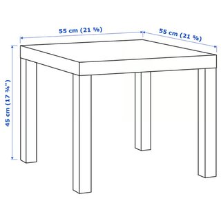 Mesa IKEA LACK + 2 Sillas Mammuth
