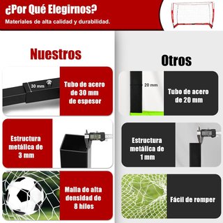 Portería de Fútbol BaseGoal Grande