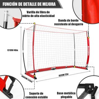 Portería de Fútbol BaseGoal Grande