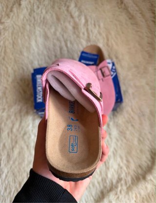 Ciabatte Birkenstock rosa taglia 38