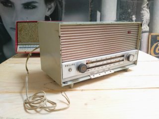 Radio Philips Antigua Baquelita - Funciona 125V