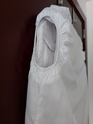 Chaleco acolchado mujer blanco T.M