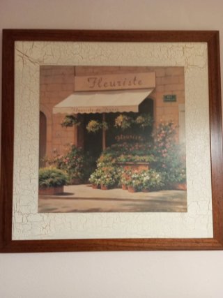Cuadro Floristeria estilo rústico