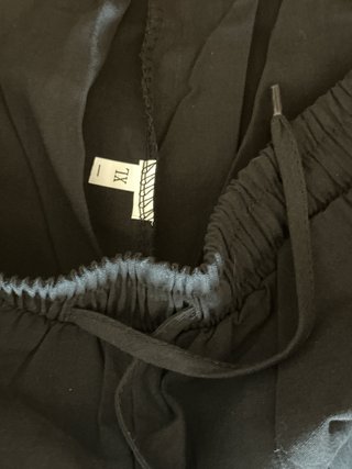 Pantalón negro tipo Lino mujer talla XL