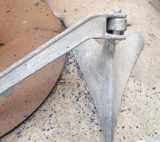 Ancla náutica LEWMAR de acero de 32 kg