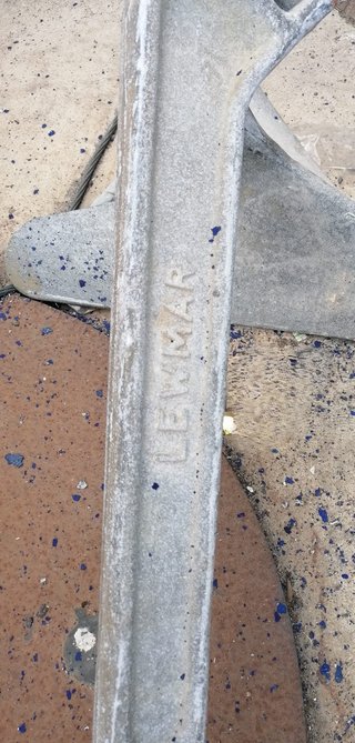 Ancla náutica LEWMAR de acero de 32 kg