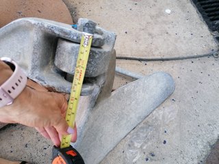 Ancla náutica LEWMAR de acero de 32 kg