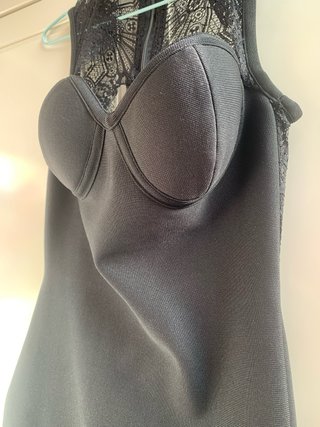 Vestido cóctel negro talla XS