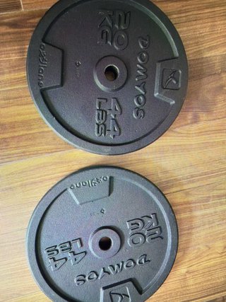 Disco de pesa 20 kg (44 lbs) - Decathlon