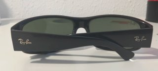 Gafas Ray-Ban negras lentes verdes