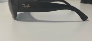 Gafas Ray-Ban negras lentes verdes