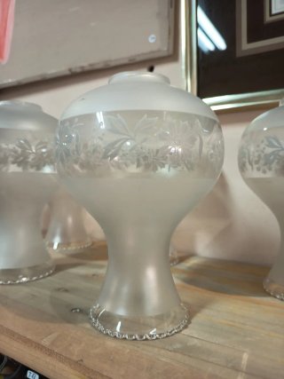 Tulipas de cristal decorada