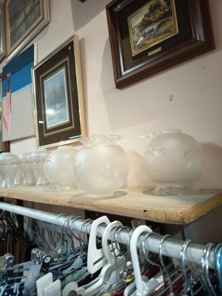 Tulipas de cristal decorada