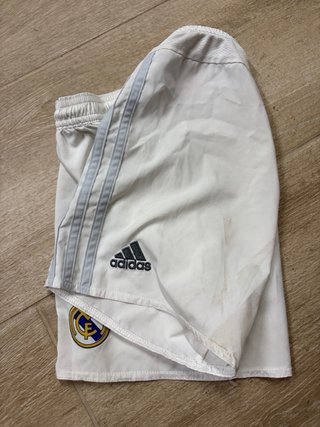 Pantalón corto niño Real Madrid Adidas blanco