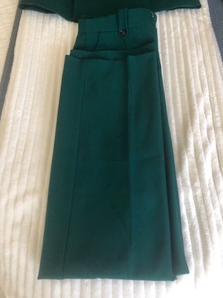 Traje de chaqueta Pull&Bear verde