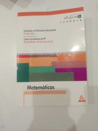 Matemáticas. Graduado en educación secundaria (...