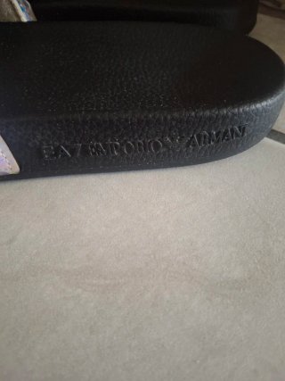 Ciabatte Emporio Armani iridescenti