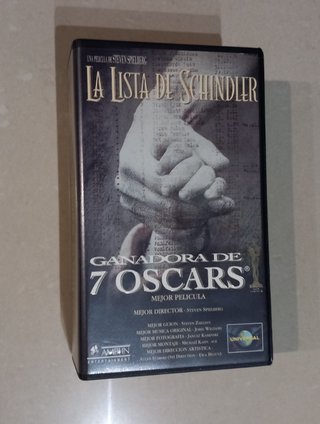 La Lista de Schindler VHS (7 Oscars)