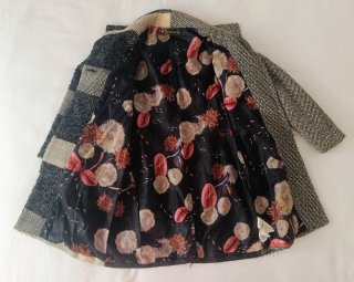 Abrigo Desigual vintage patchwork mujer – Talla 36