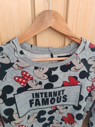 Sudadera Minnie y Mickey Mouse Bershka x Disney