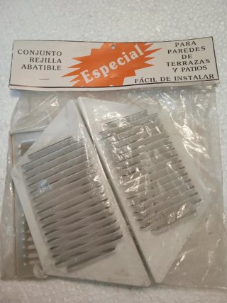 Conjunto Rejilla Abatible Especial AlturaInaccesib