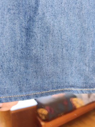 Blusa vaquera bordada October Talla S