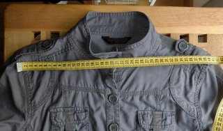 Vestido camisero estilo militar