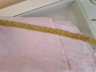 Vestito/Blusón Puro Lino Rosa Taglia XL