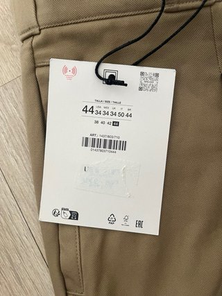 Bermuda ZARA Willy Chavarria Talla 44 Beige