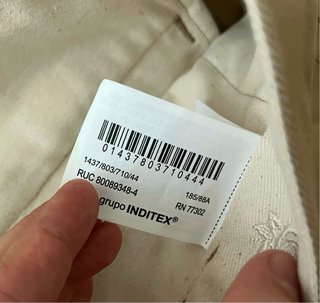 Bermuda ZARA Willy Chavarria Talla 44 Beige