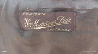Abrigo de piel marrón