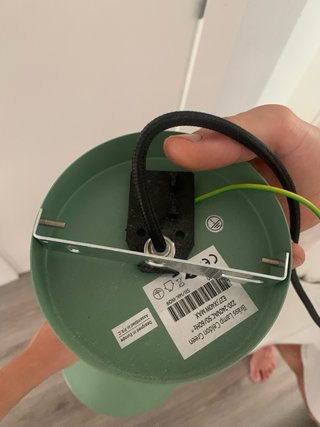 Lámpara Colgante Hierro Bräs Verde