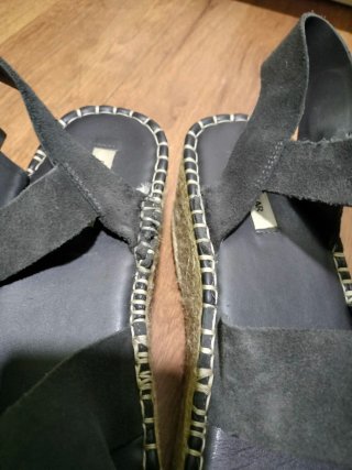 Sandalias Pull&Bear piel gris T41