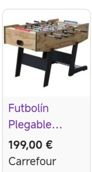 Futbolín de mesa