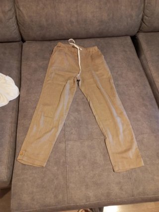 Conjunto pantalón lino y camiseta.12 años