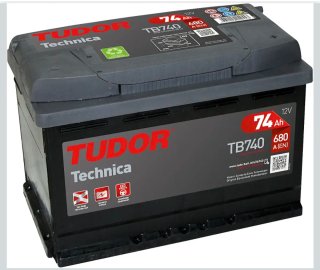 Batería Tudor 74Ah 680A