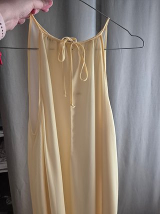 Vestido largo amarillo talla M