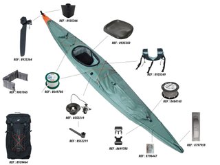 Kayak Hinchable Expedición X900 1 Plaza Alta Presión