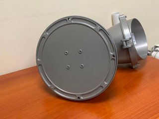 Lámpara exterior gris metal/plástico