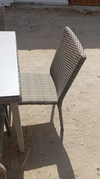 Mesa de terraza con 6 sillas