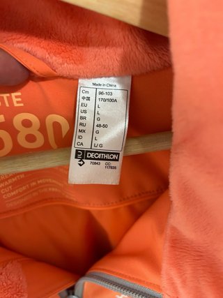 Chaqueta esquí coral mujer Wedze