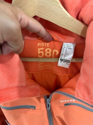 Chaqueta esquí coral mujer Wedze