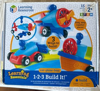 Kit construcción coche avión barco +2 años