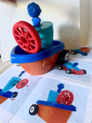 Kit construcción coche avión barco +2 años