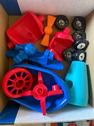 Kit construcción coche avión barco +2 años