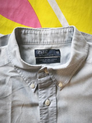 Camisa Polo Ralph Lauren azul grisaceo